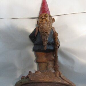 1987 Tom Clark HIKER MAILMAN GNOME - Arthur with Walking Stick & Backpack